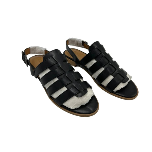 Like New! Sandals Designer By Coach In Black, Size: 7