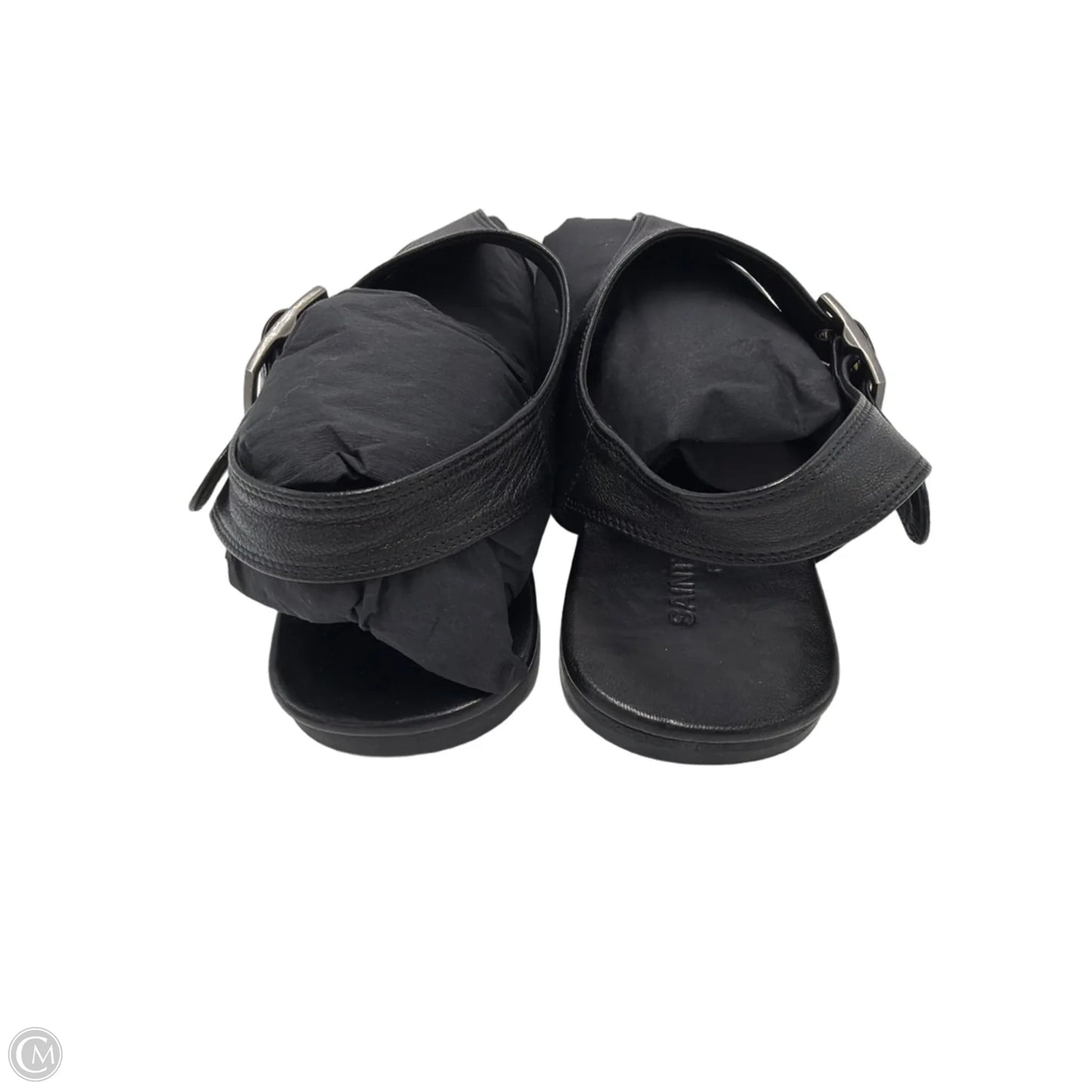 Yves Saint Laurent Mojave Luxury Sandals  In Black, Size: 7 (37)