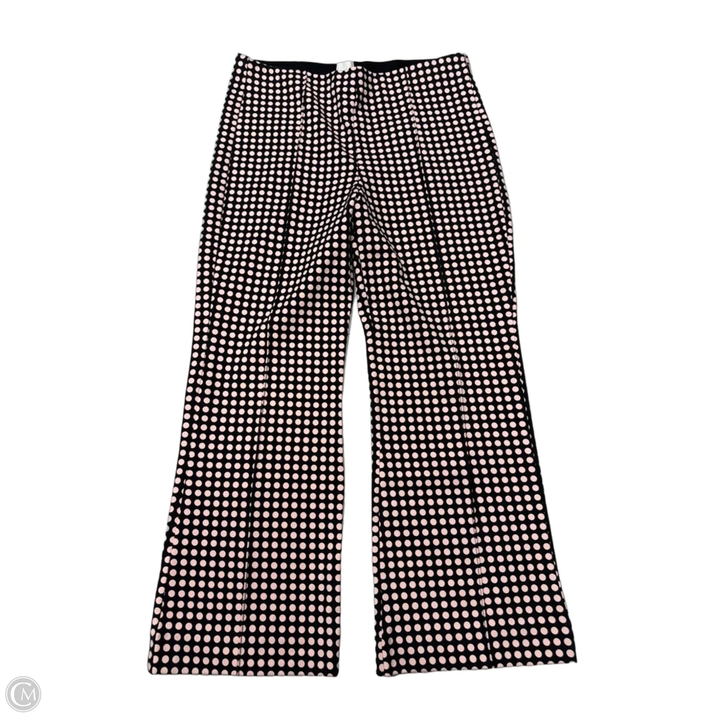 Pants Wide Leg By Maeve In Polkadot Pattern, Size: L