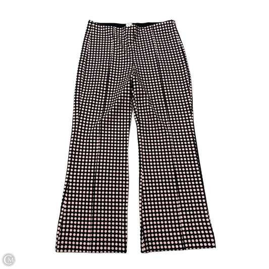 Pants Wide Leg By Maeve In Polkadot Pattern, Size: L
