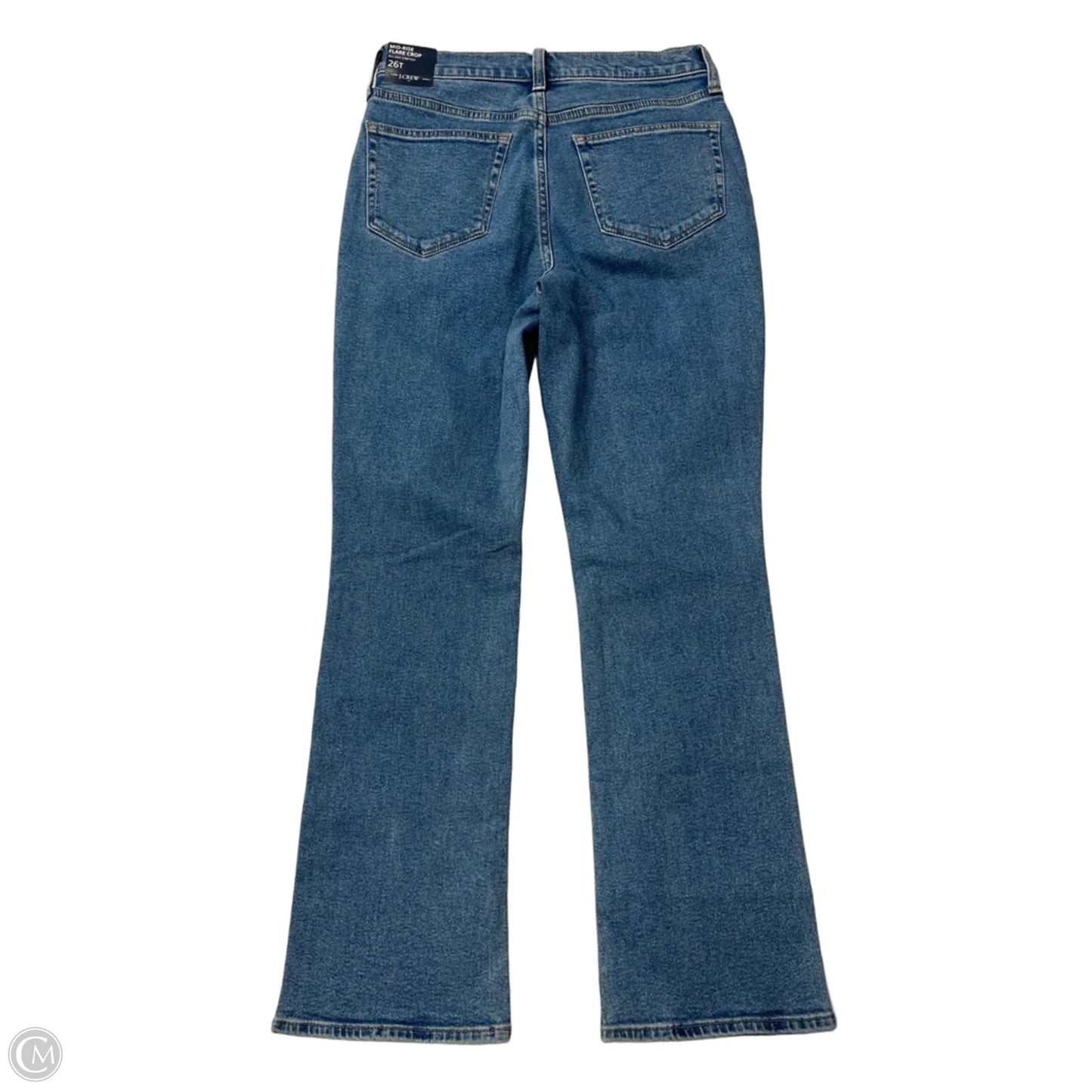 Jeans Flared By J. Crew In Blue Denim, Size: 2