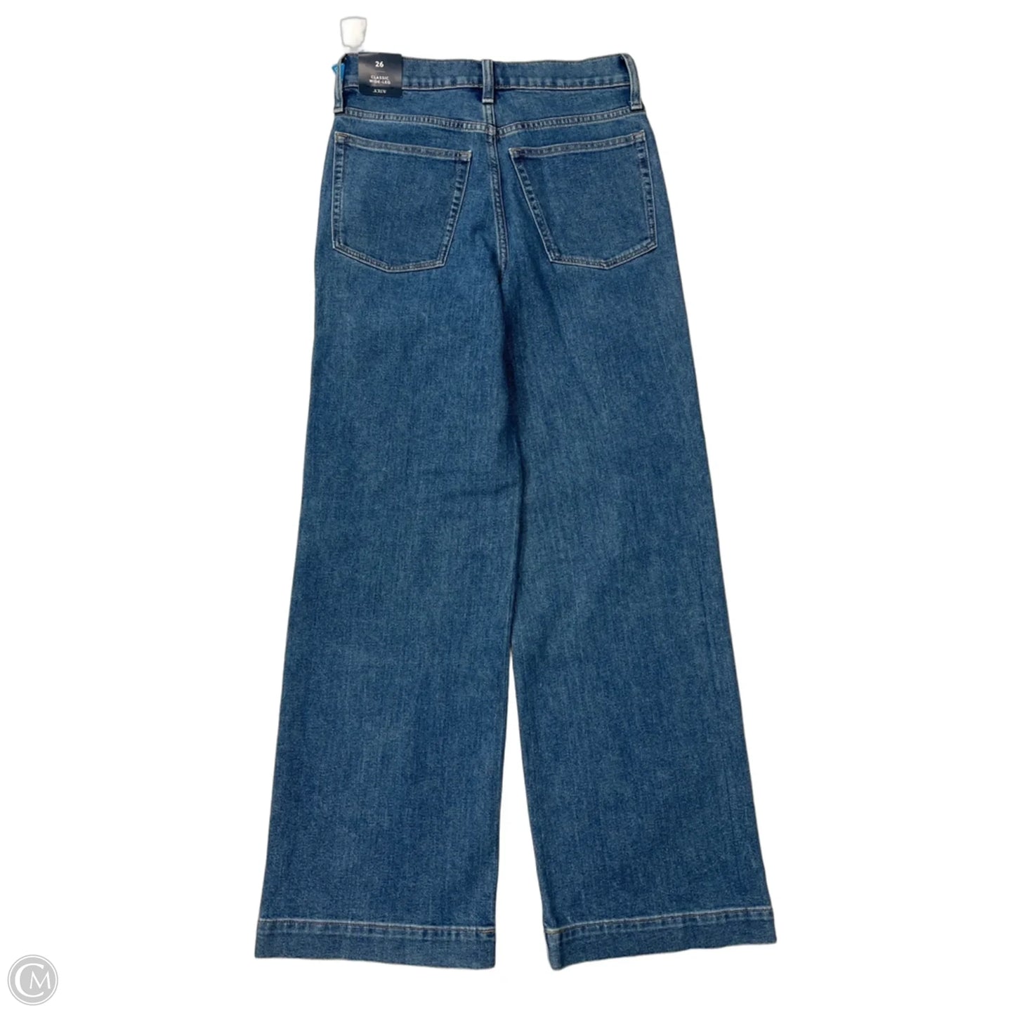 Jeans Wide Leg By J. Crew In Blue Denim, Size: 2