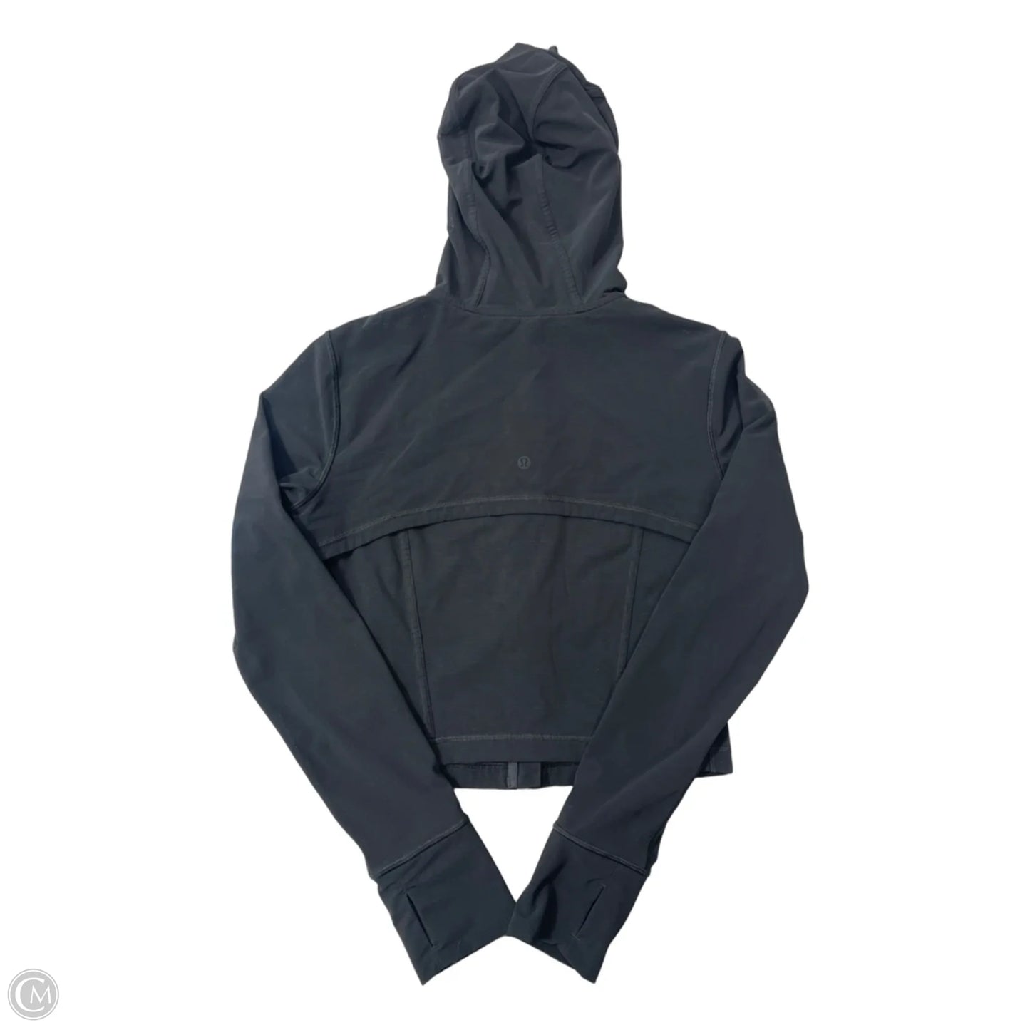 Athletic Jacket By Lululemon In Grey, Size: 8