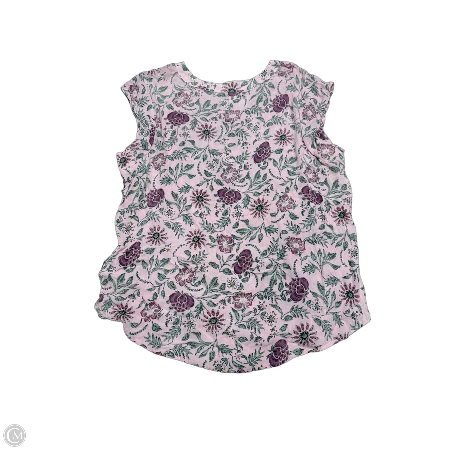 Top Sleeveless By Coldwater Creek In Pink, Size: 1x