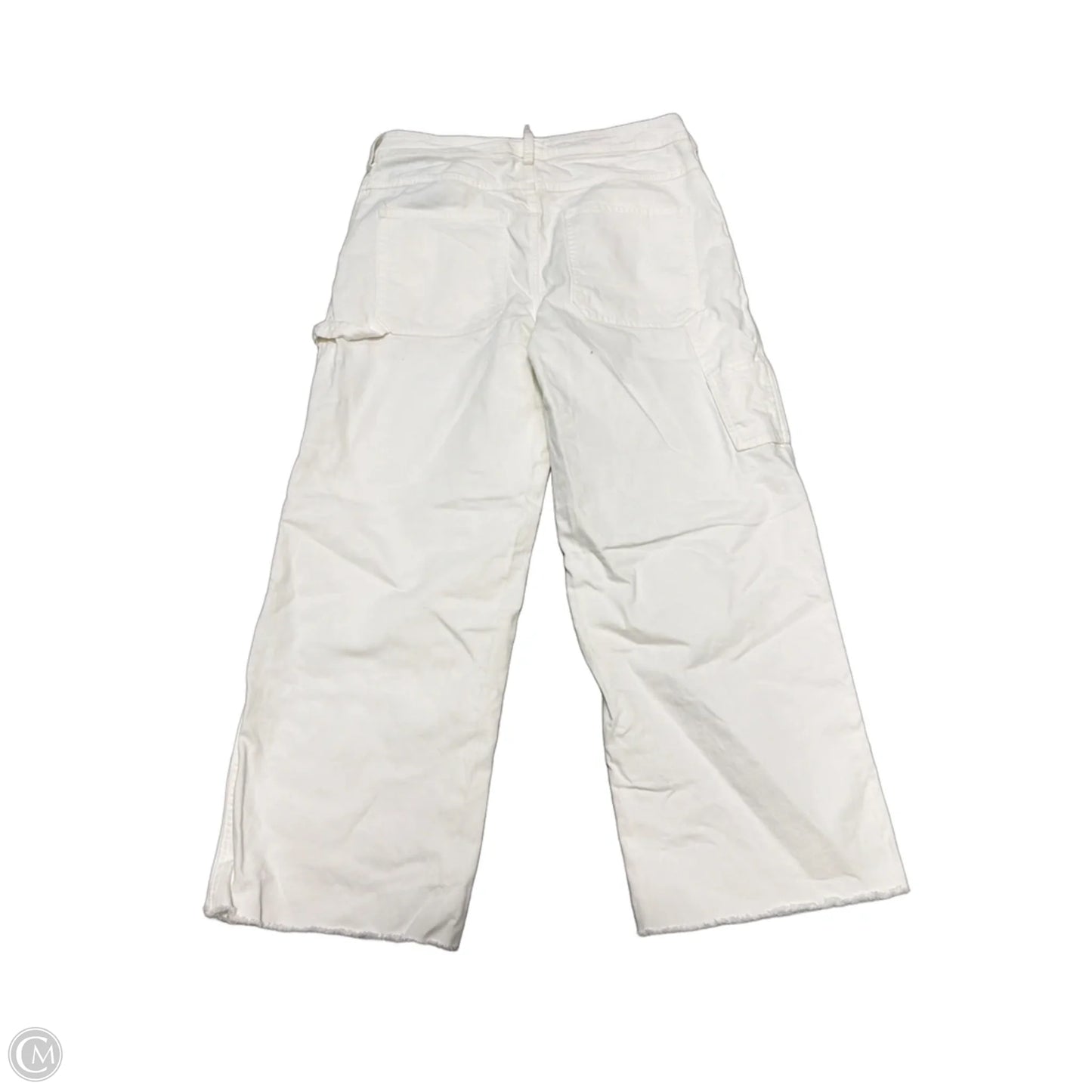 Jeans Boyfriend By Free People In White Denim, Size: 10