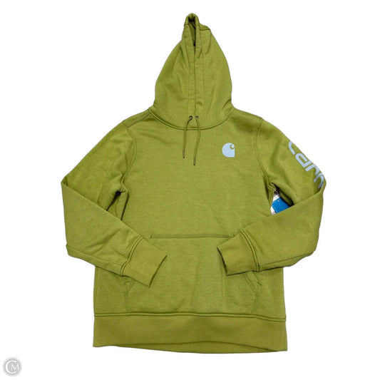 New! Sweatshirt Hoodie By Carhartt In Green, Size: M