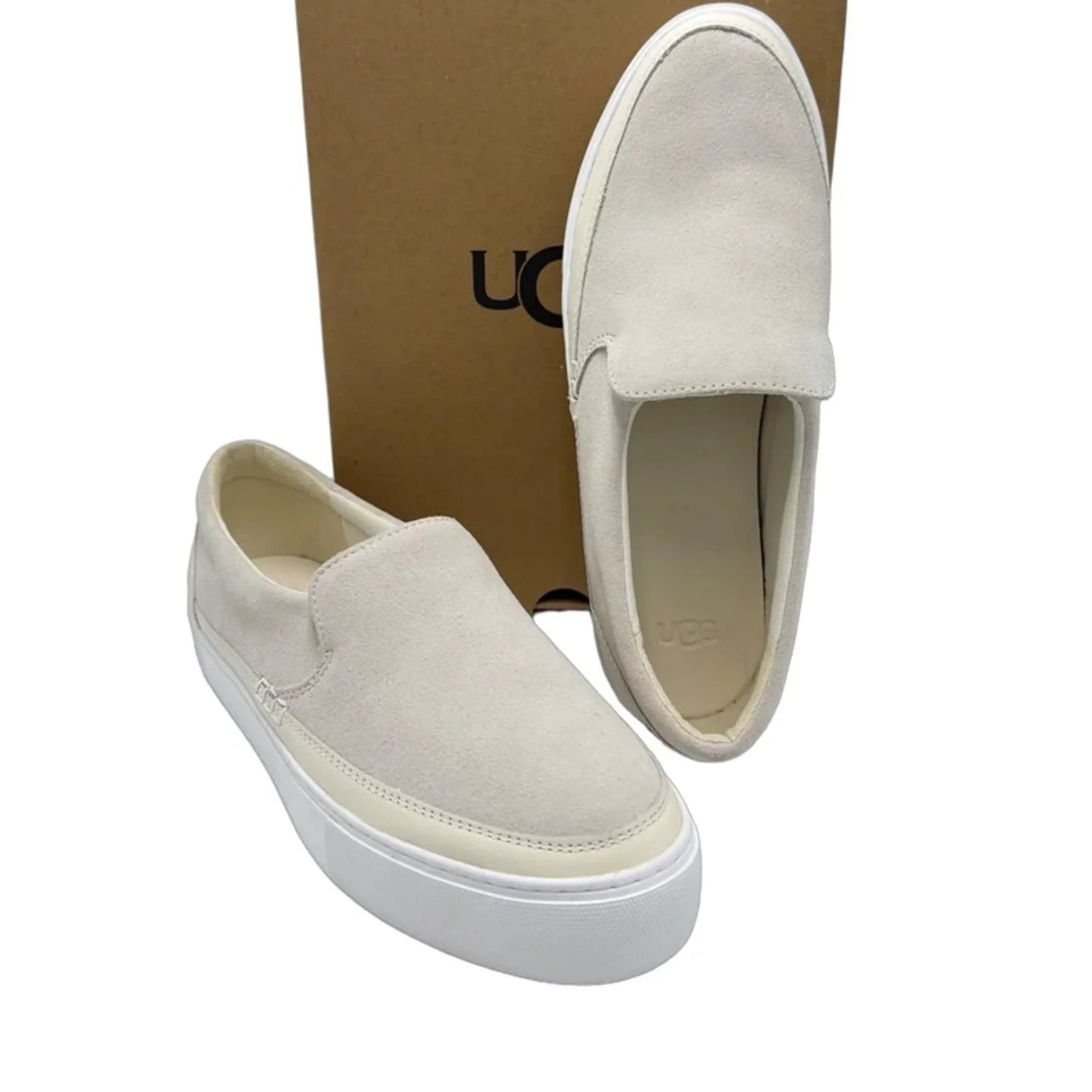 New! Shoes Designer By UGG In Cream, Size: 9.5