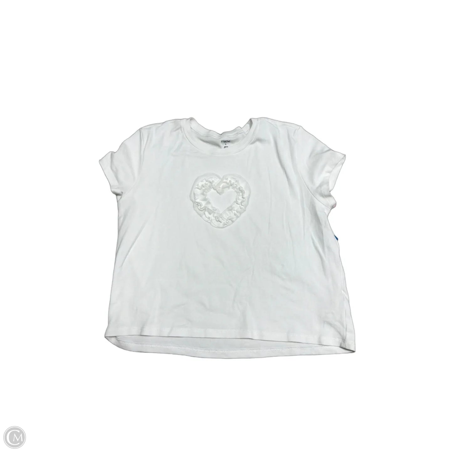 Top Short Sleeve By Maeve In White, Size: Xl
