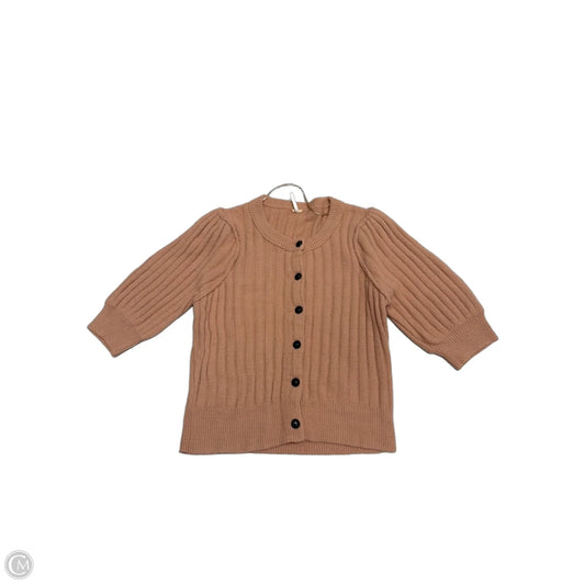 Sweater Short Sleeve By Free People In Orange, Size: S