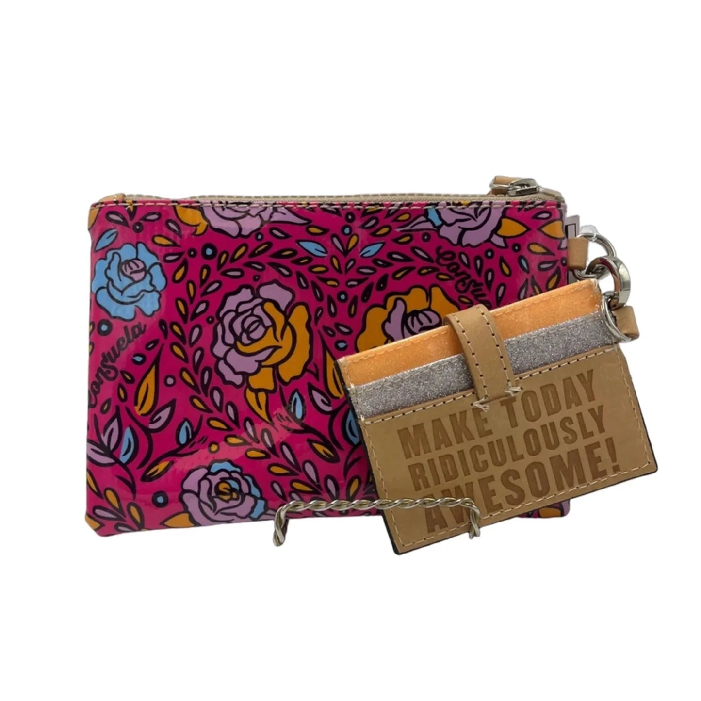Wristlet  & Card Holder Set By Consuela