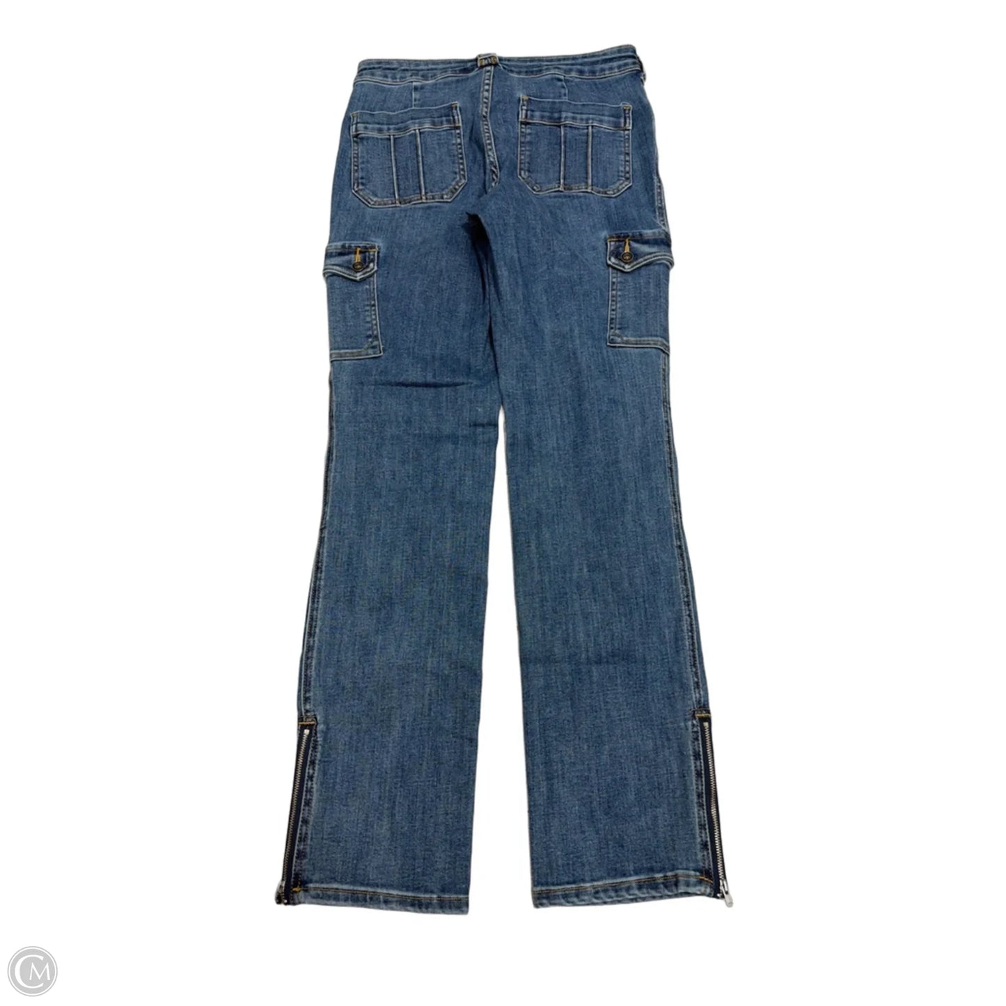Jeans Straight By Pilcro In Blue Denim, Size: 6