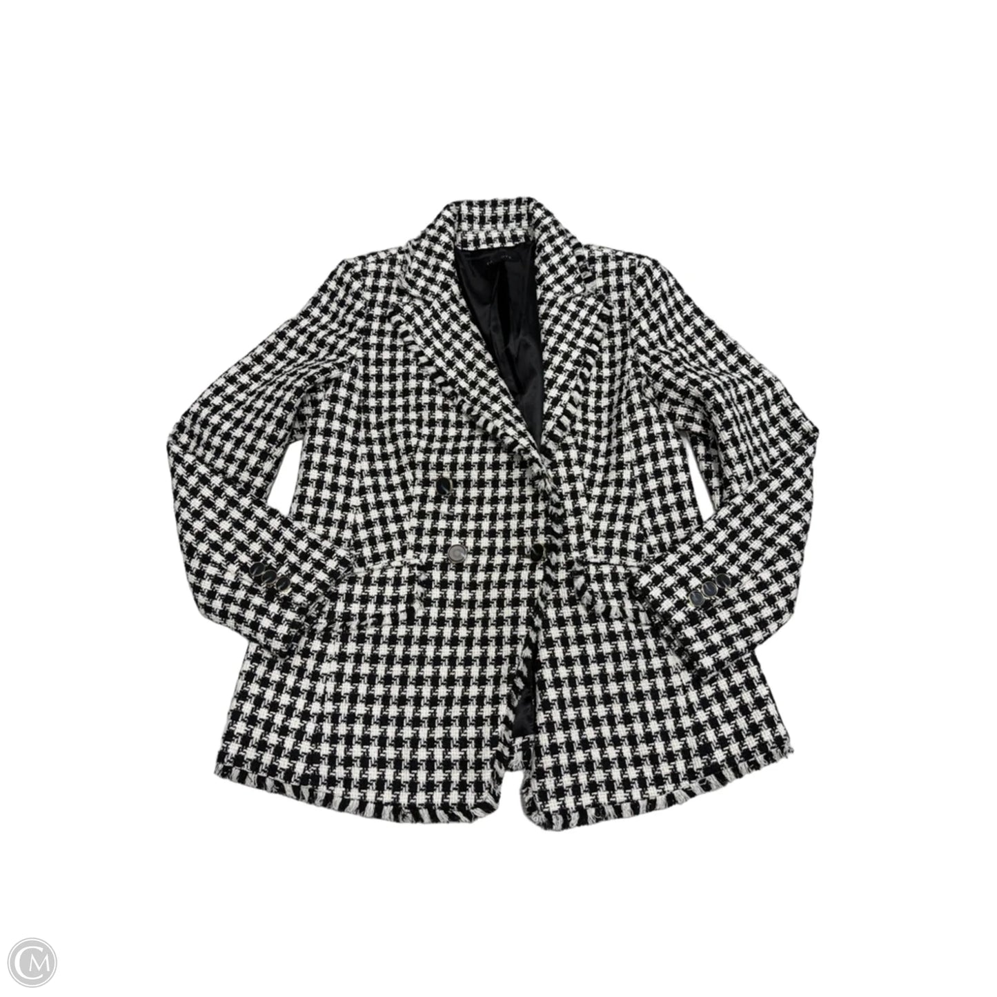 Blazer By Talbots In Black & White, Size: S