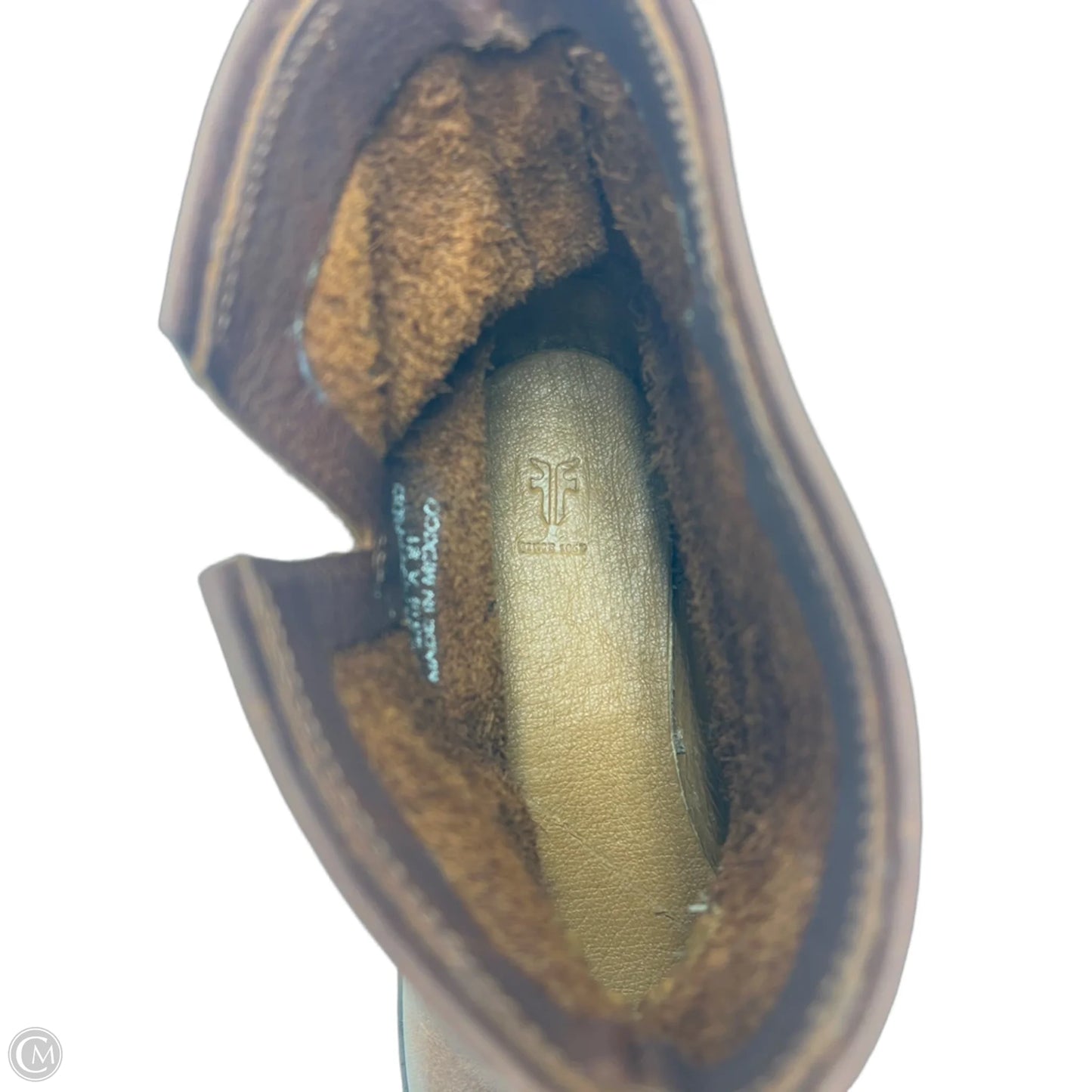 Frye Veronica Bootie Designer Boots In Brown, Size: 7.5