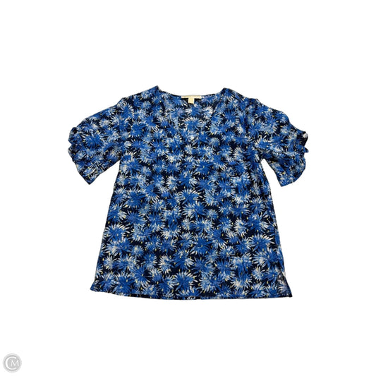 Top Short Sleeve By Michael By Michael Kors In Blue, Size: Xs