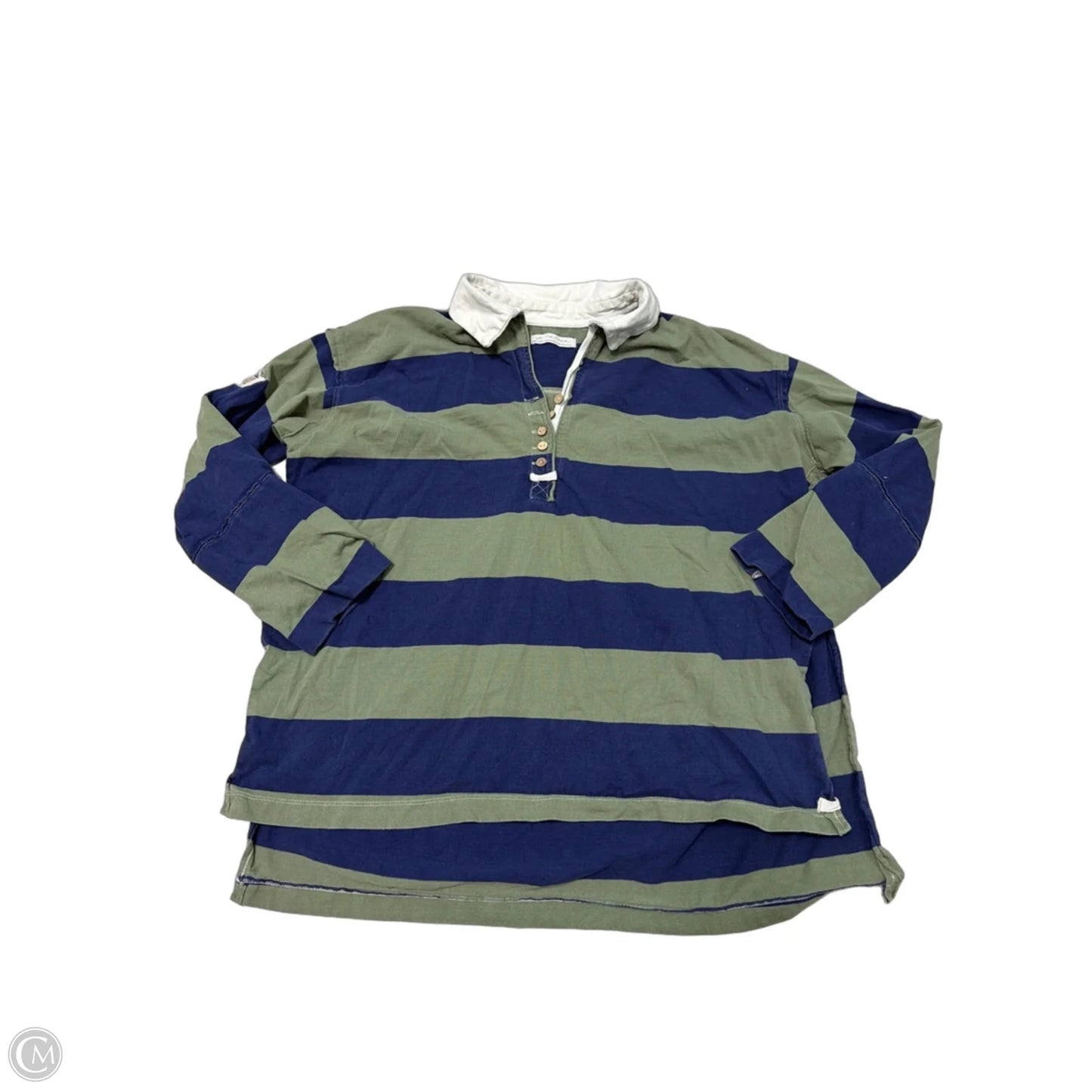 Top 3/4 Sleeve By We The Free In Striped Pattern, Size: S
