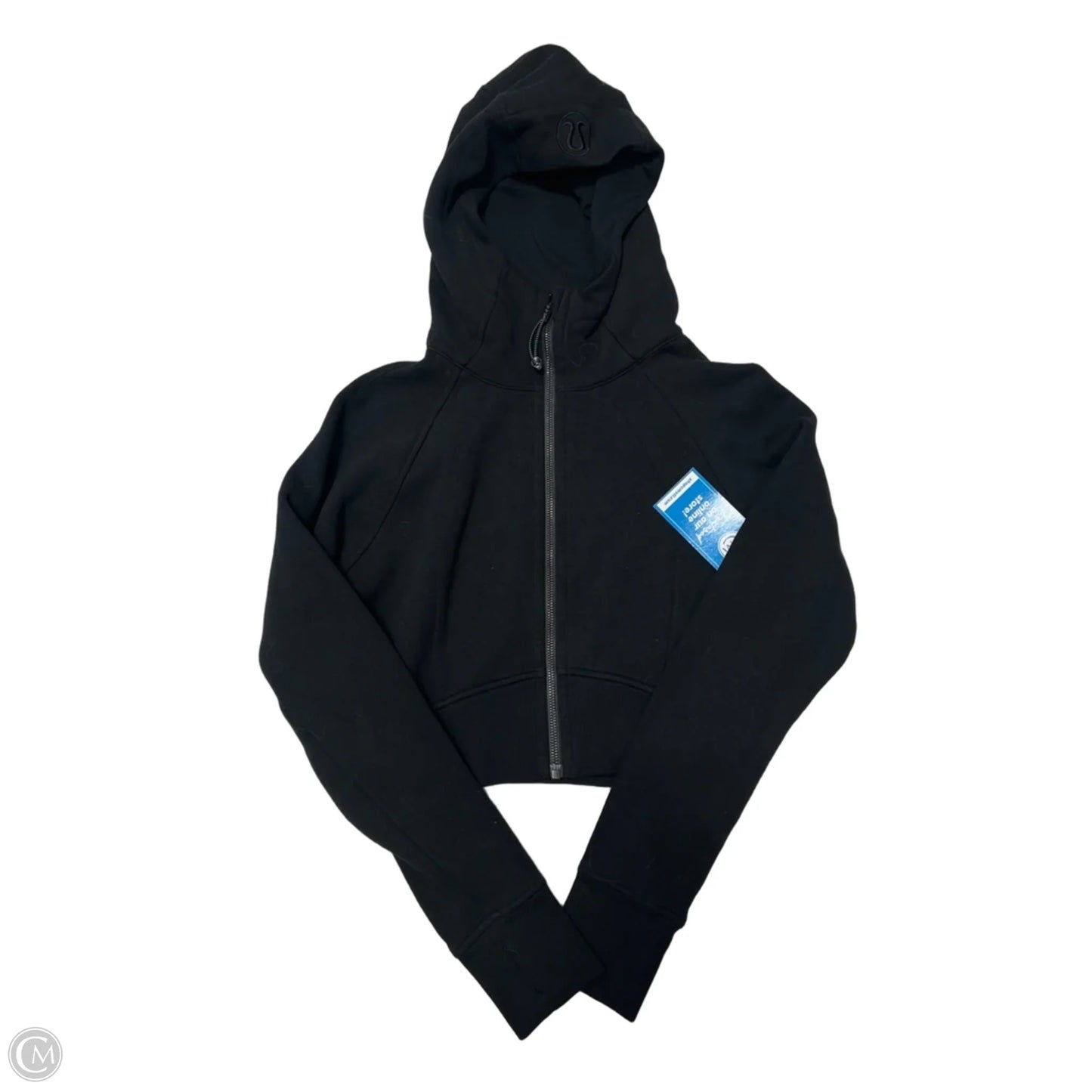 Athletic Jacket By Lululemon In Black, Size: Xs