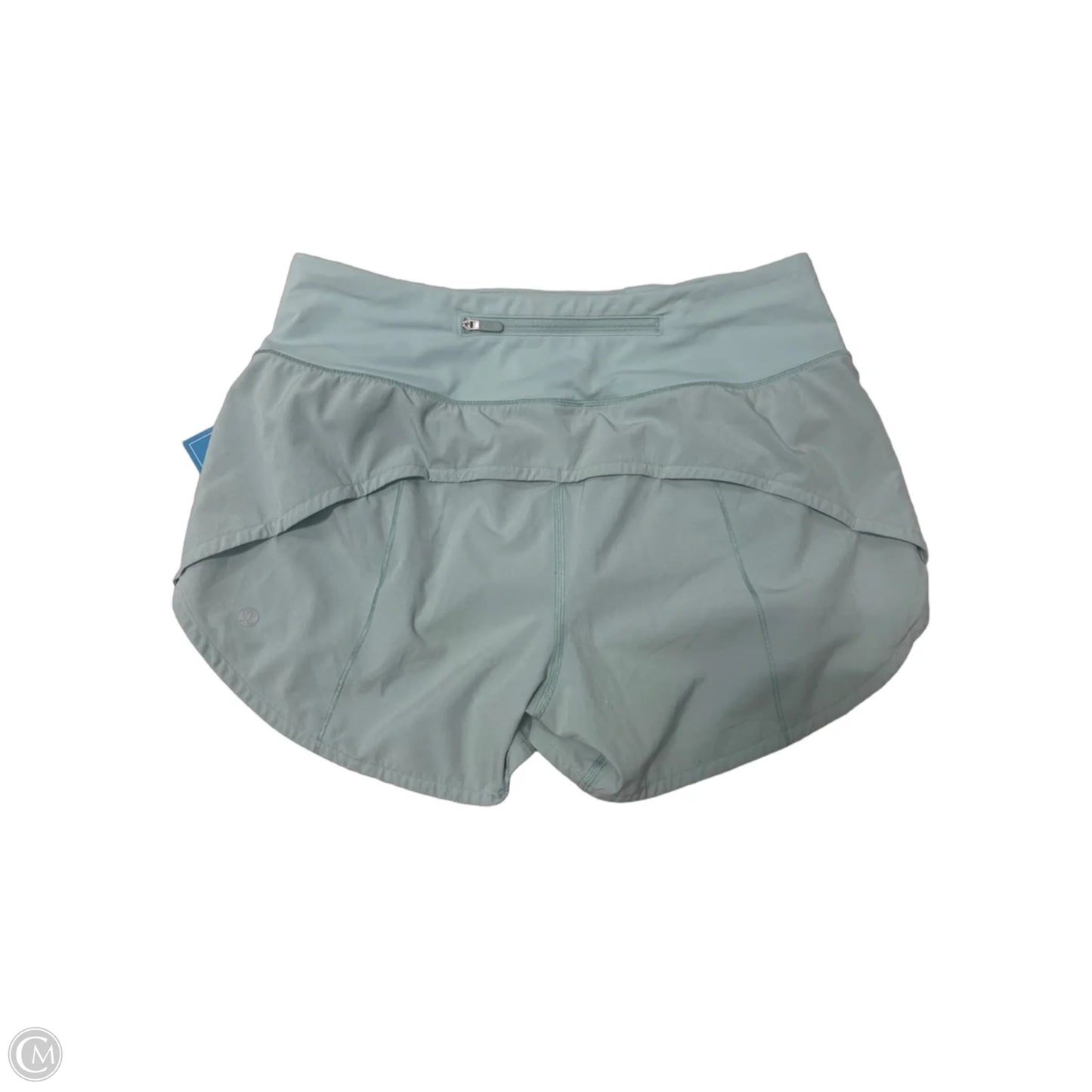 Athletic Shorts By Lululemon In Green, Size: 6