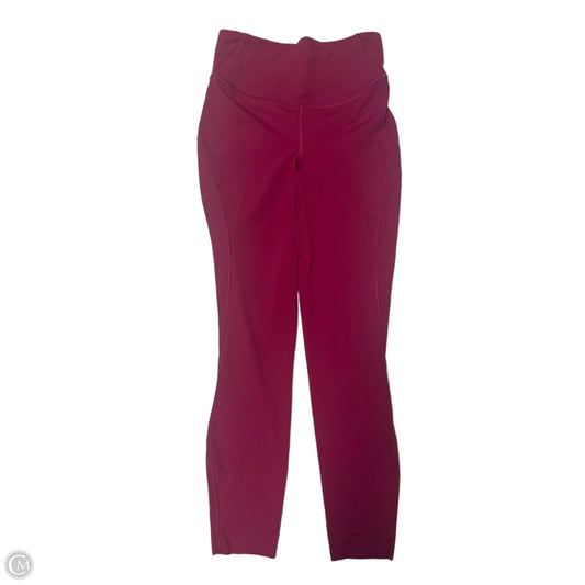 Athletic Leggings By Lululemon In Red, Size: 4