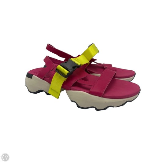 Sandals Designer By Sorel In Pink, Size: 9.5