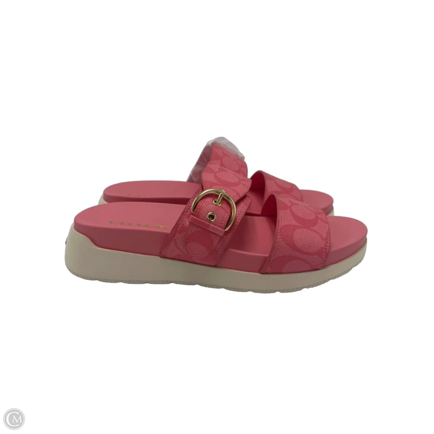 New! Sandals Designer By Coach In Pink, Size: 8.5