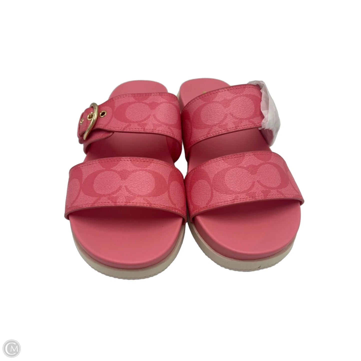 New! Sandals Designer By Coach In Pink, Size: 8.5