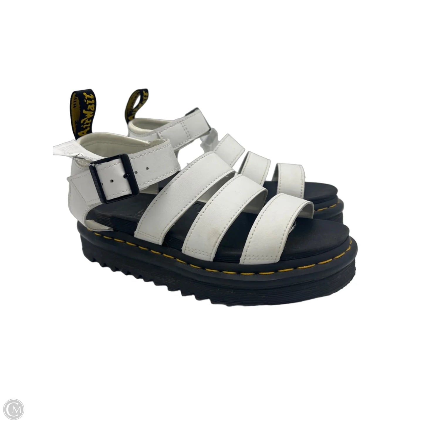 Sandals Designer By Dr Martens In White, Size: 6 (37)
