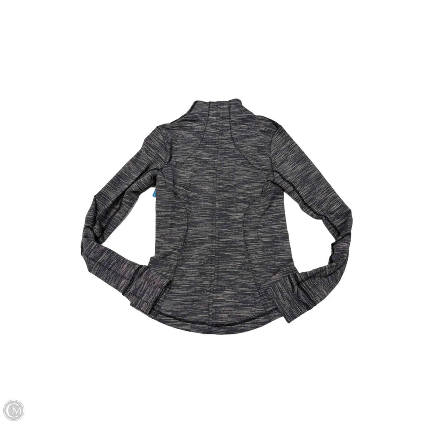 Athletic Jacket By Lululemon In Black, Size: 6