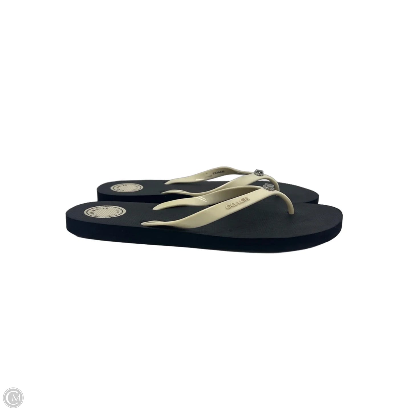 Sandals Designer By Coach In White, Size: 10