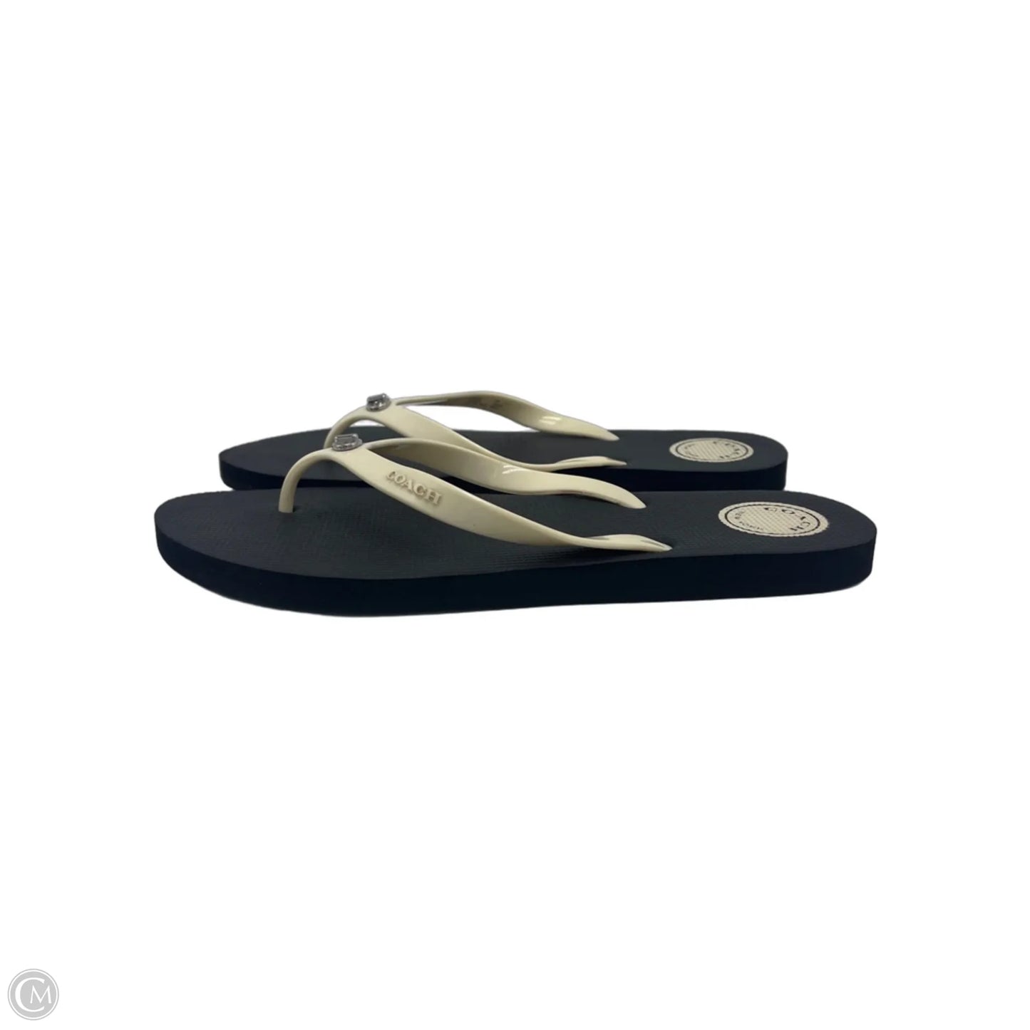 Sandals Designer By Coach In White, Size: 10