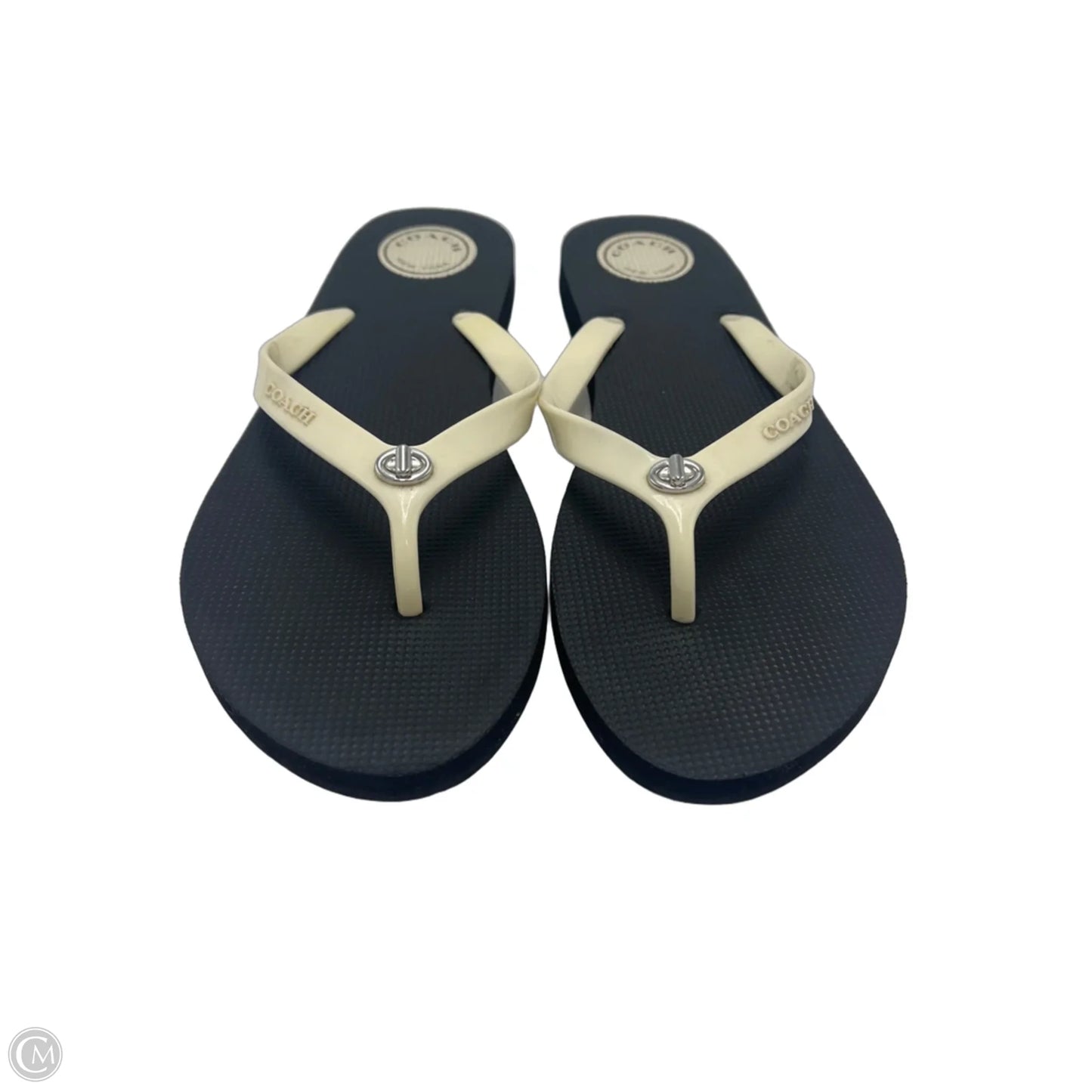 Sandals Designer By Coach In White, Size: 10