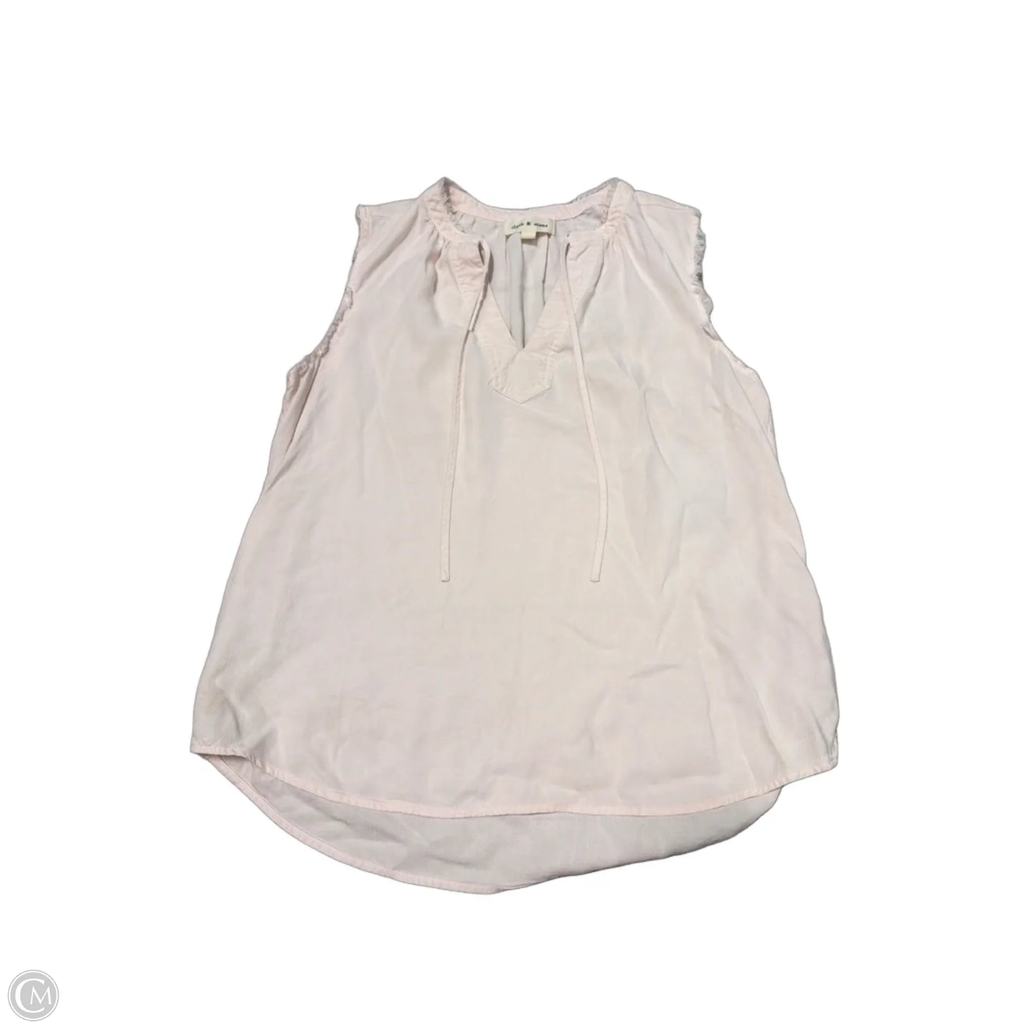 Top Sleeveless By Cloth & Stone In Pink, Size: S