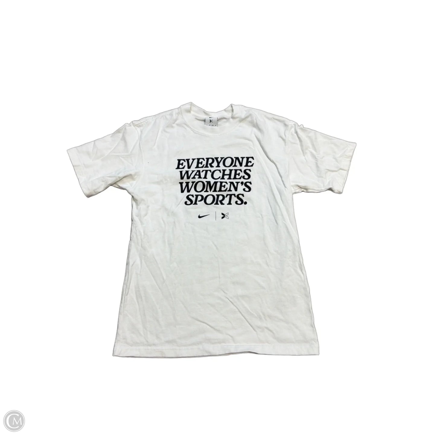 Top Short Sleeve By Nike Apparel In White, Size: Xs