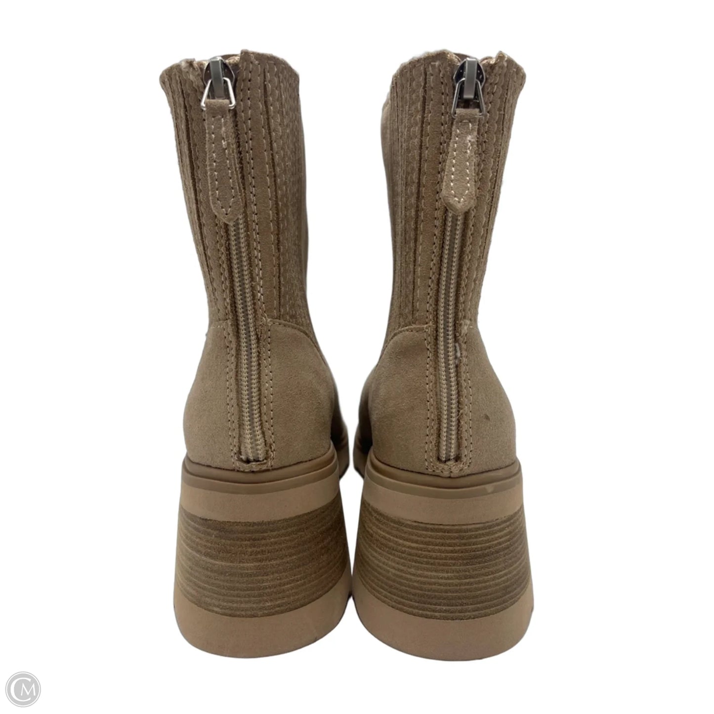 Boots Ankle Heels By Dolce Vita In Taupe, Size: 7.5