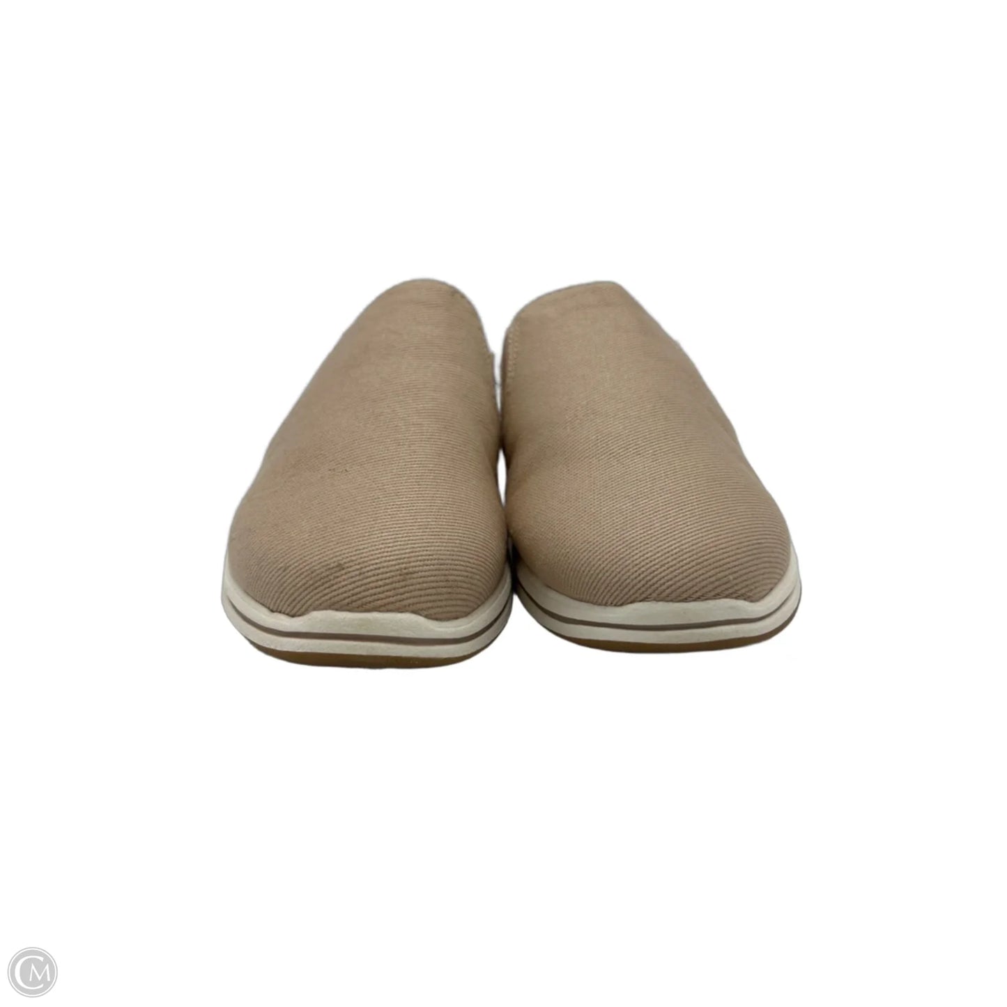 Shoes Flats By Clarks In Tan, Size: 8