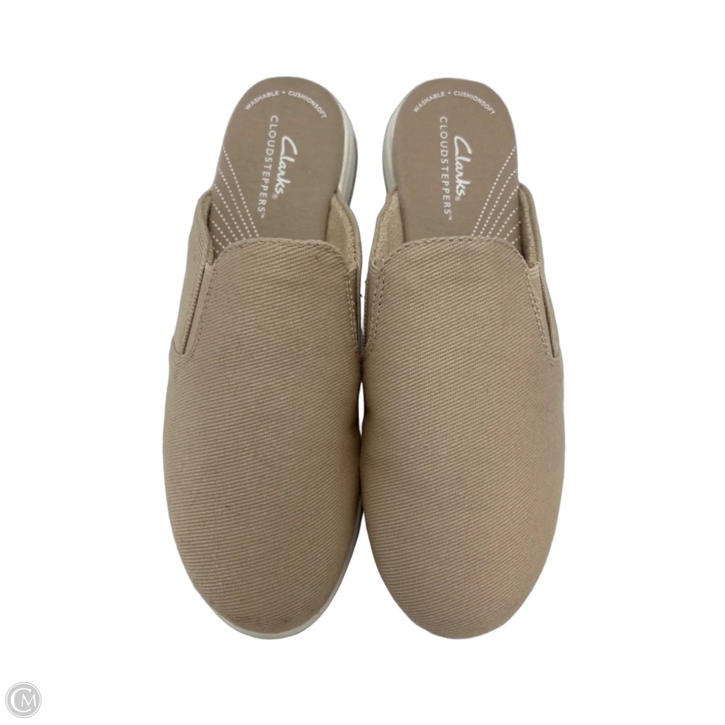 Shoes Flats By Clarks In Tan, Size: 8