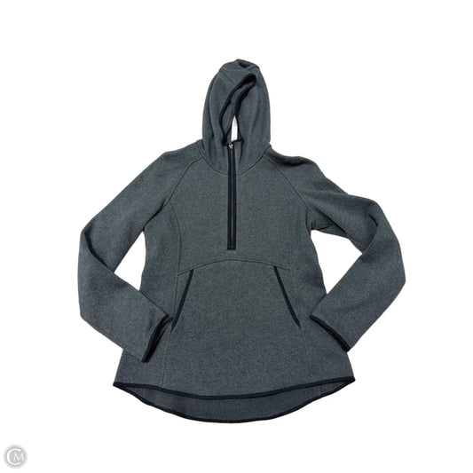 Sweatshirt Hoodie By Lululemon In Grey, Size: M