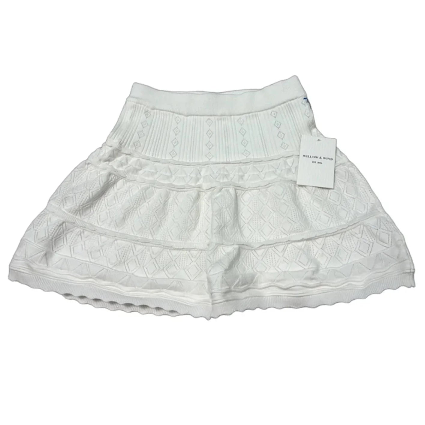 New! Skirt Mini & Short By Willow & Wind In White, Size: M