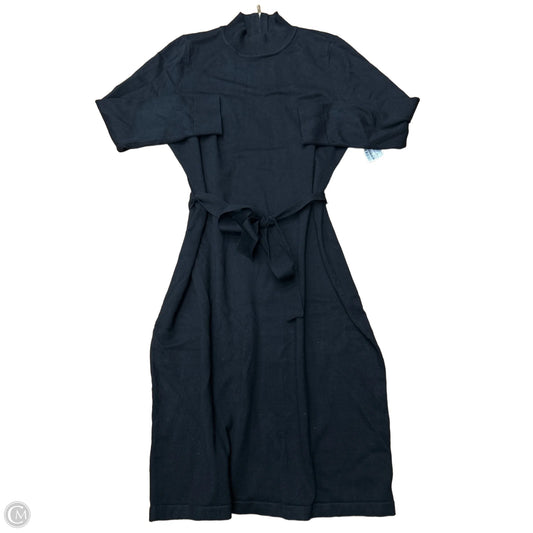 Dress Sweater By Calvin Klein In Black, Size: M