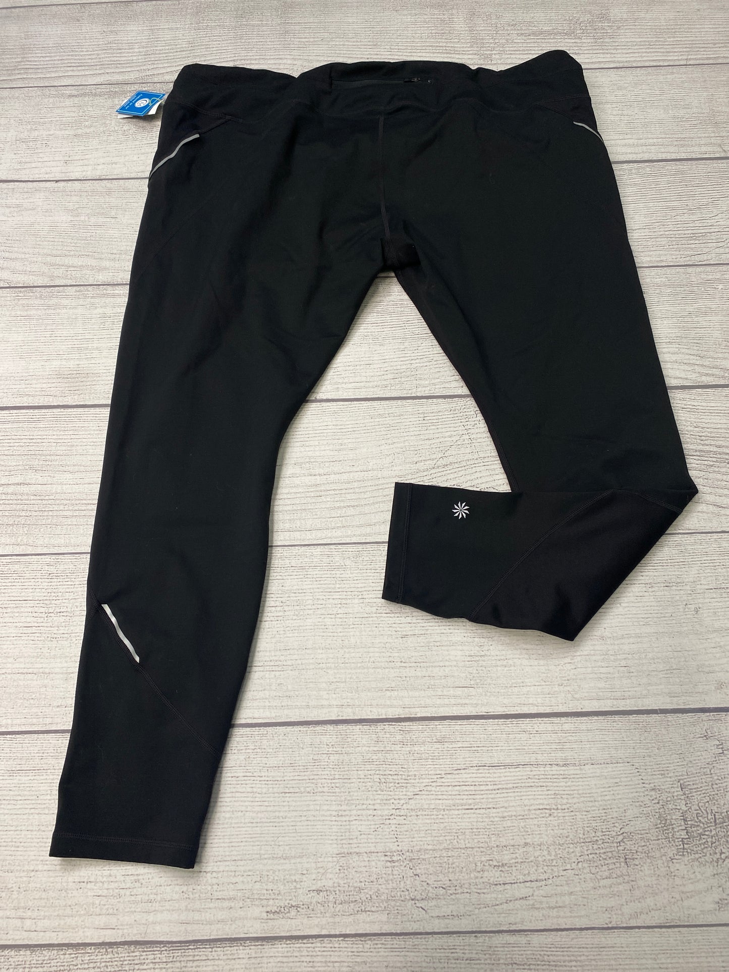 Black Athletic Leggings Athleta, Size 2x