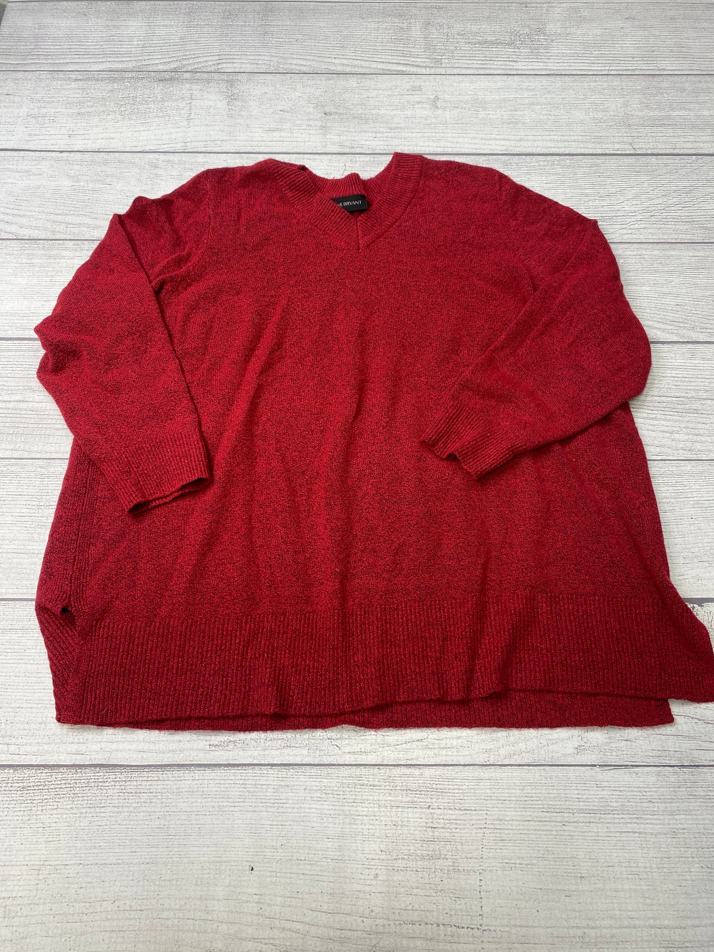 Red Sweater Lane Bryant, Size 3x