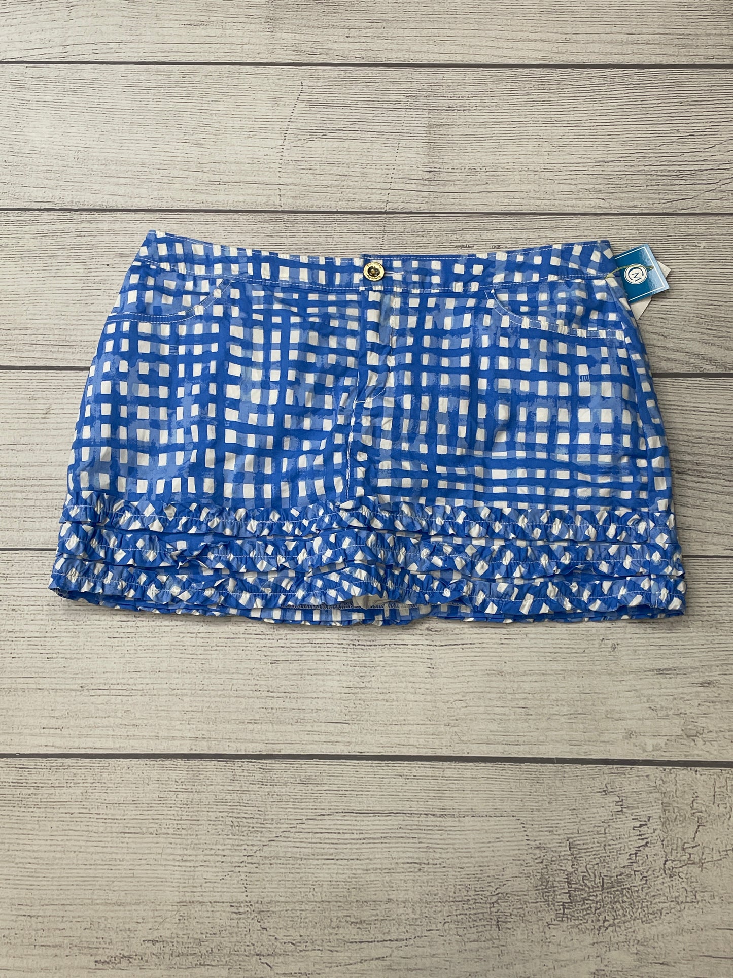 Blue Skirt Mini & Short Lilly Pulitzer, Size 10