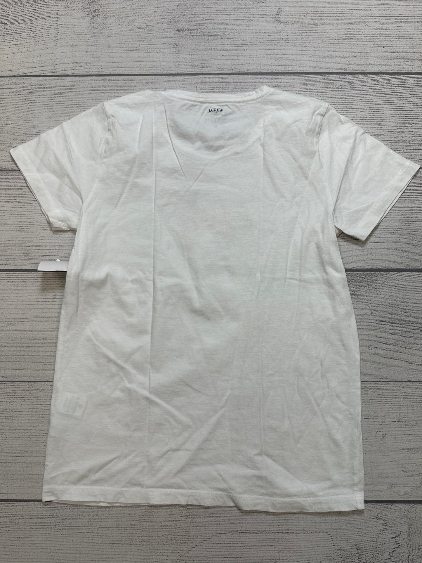 Top Short Sleeve Basic By J. Crew In White, Size: M