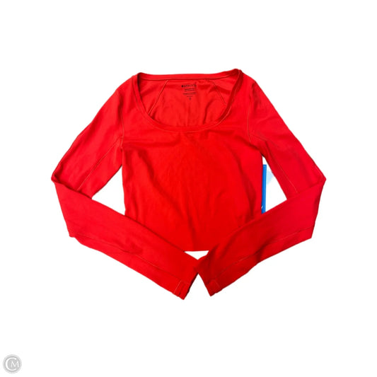 Athletic Top Long Sleeve Collar By Athleta In Red, Size: Xs
