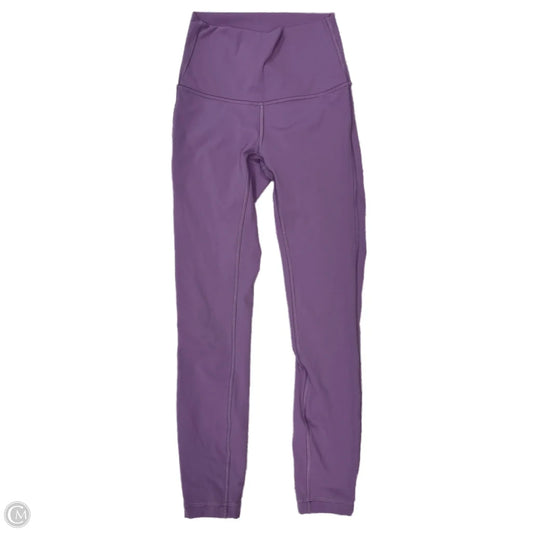 Athletic Leggings By Lululemon In Purple, Size: 0