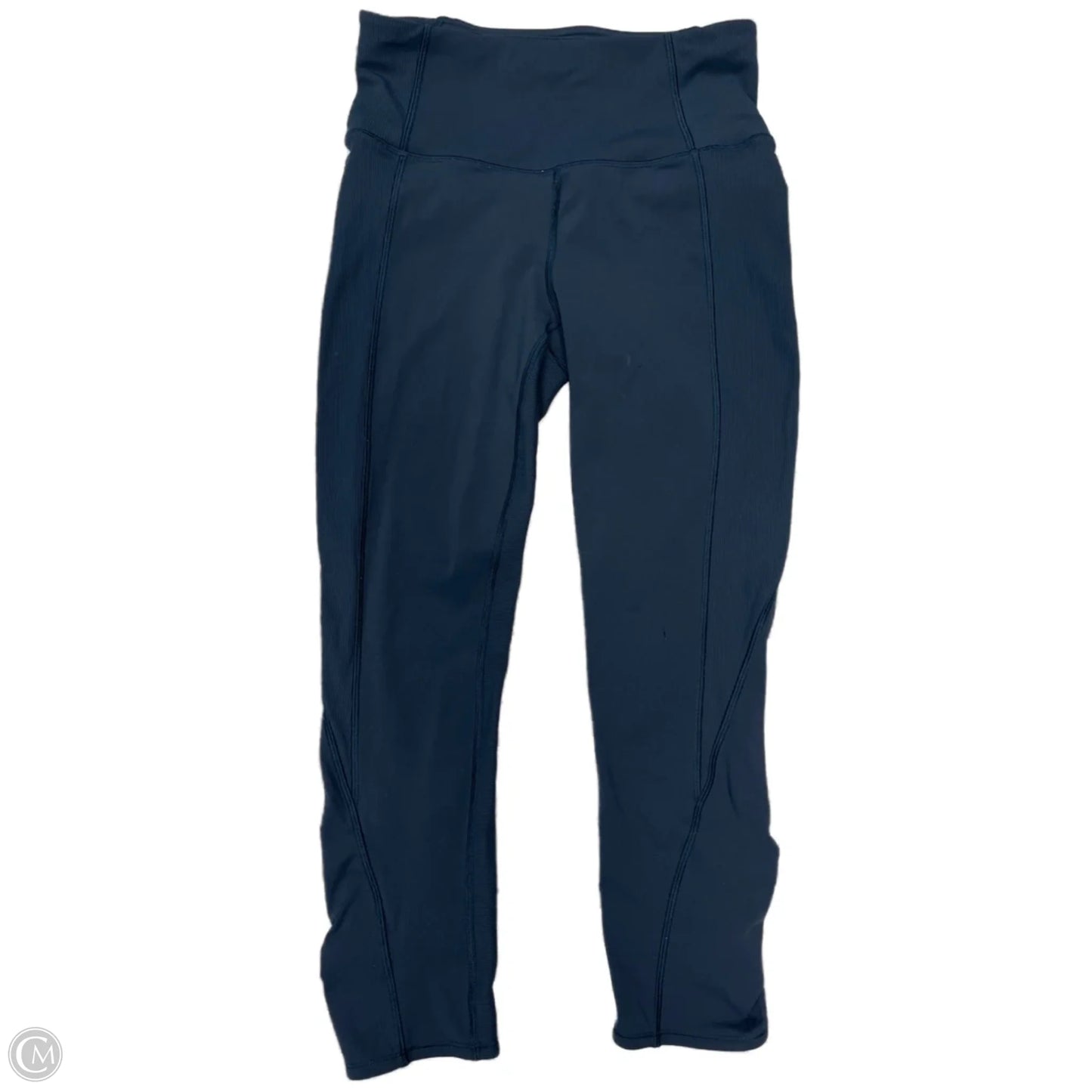 Athletic Capris By Lululemon In Navy, Size: 6