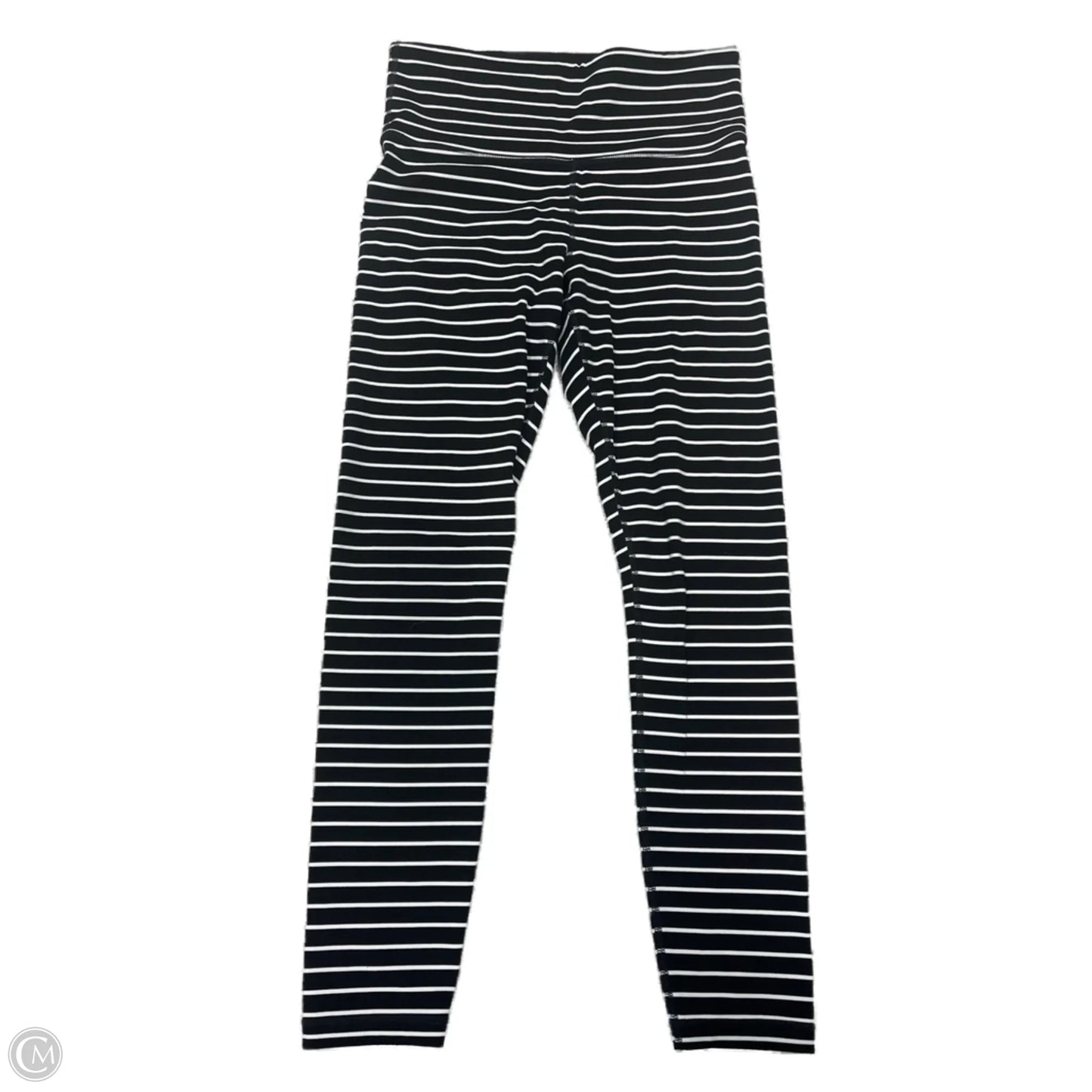 Athletic Leggings By Athleta In Striped Pattern, Size: S