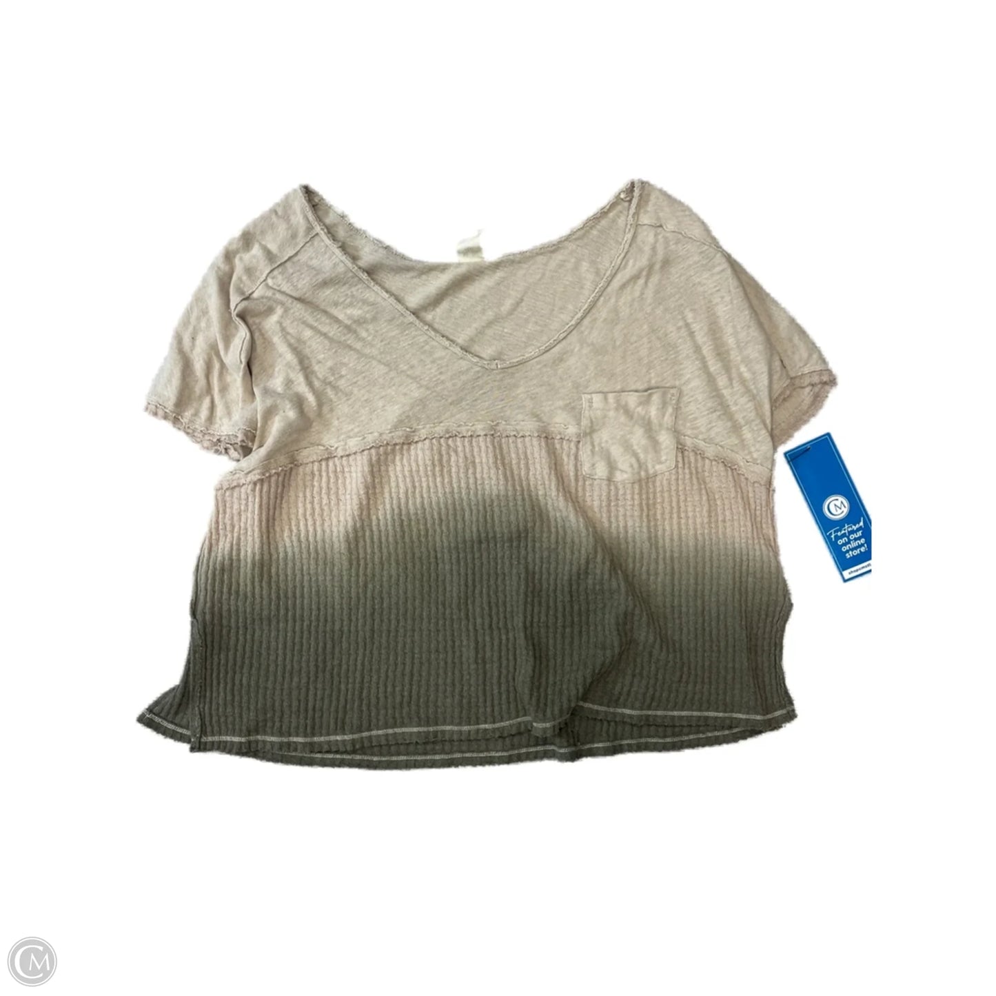 Top Short Sleeve By We The Free In Beige, Size: S