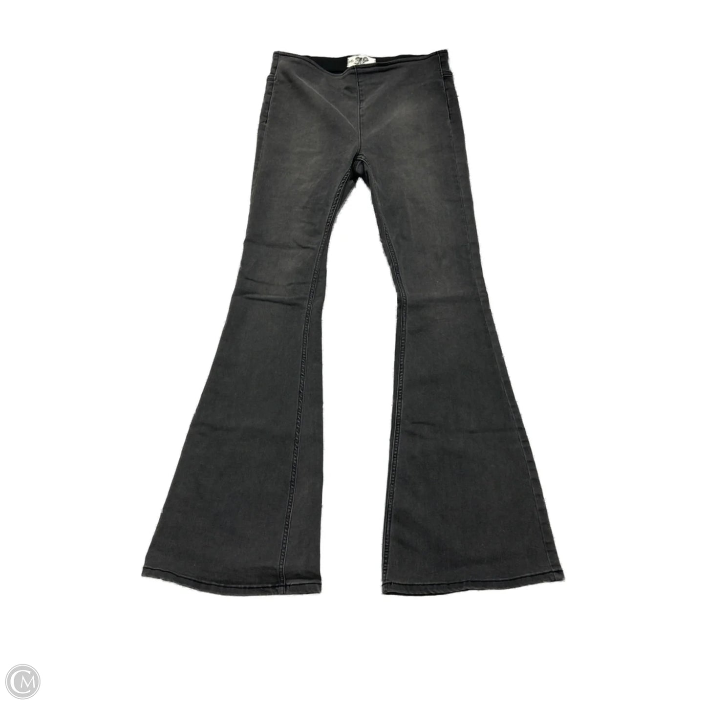 Jeans Flared By Free People In Black, Size: 6