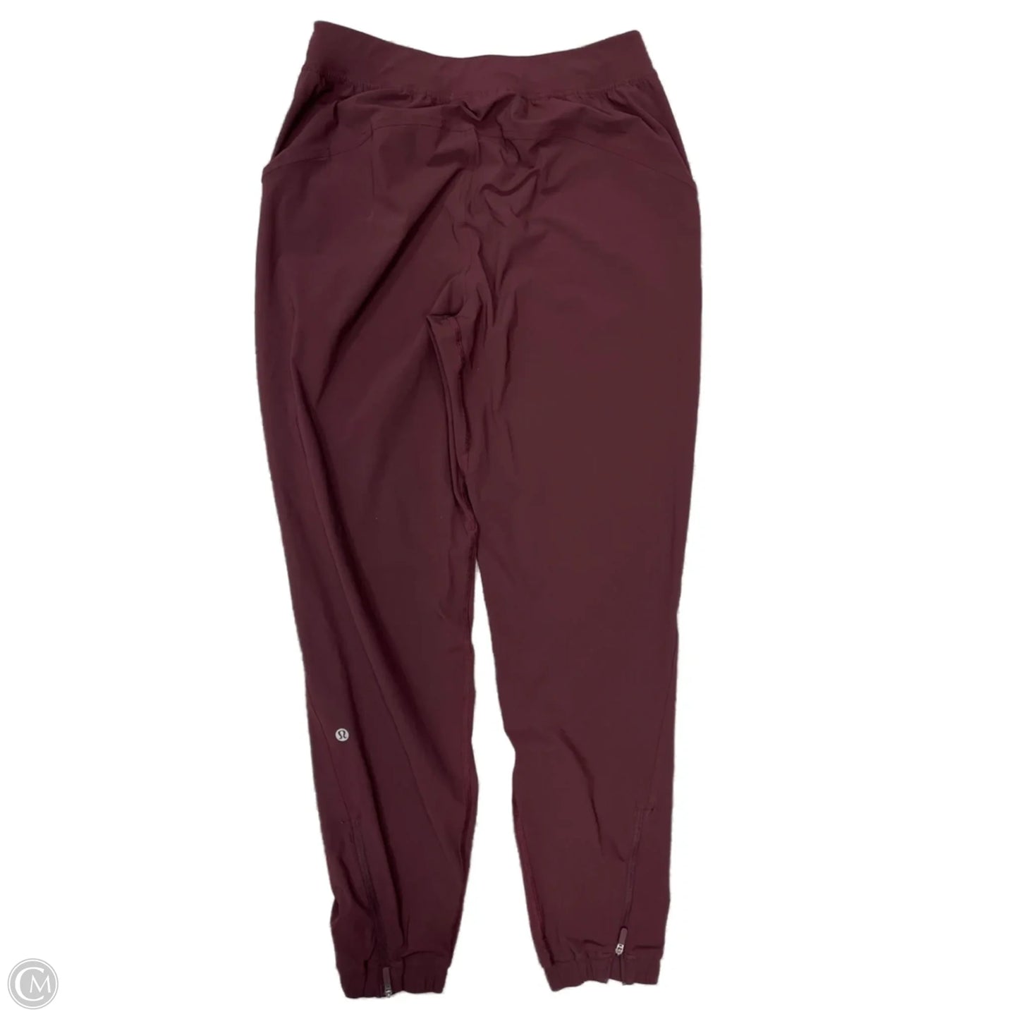 Athletic Pants By Lululemon In Maroon, Size: 6