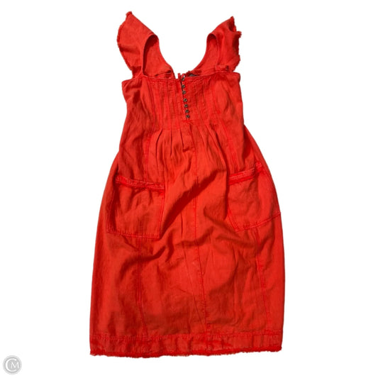 Dress Casual Short By Pilcro In Orange, Size: M